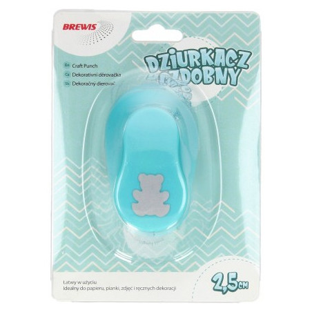 Dziurkacz ozdobny 2,5 cm MIŚ D25-12 BREWIS