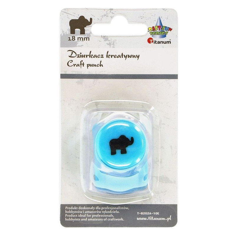 Dziurkacz ozdobny 18mm SŁOŃ 380045 TITANUM