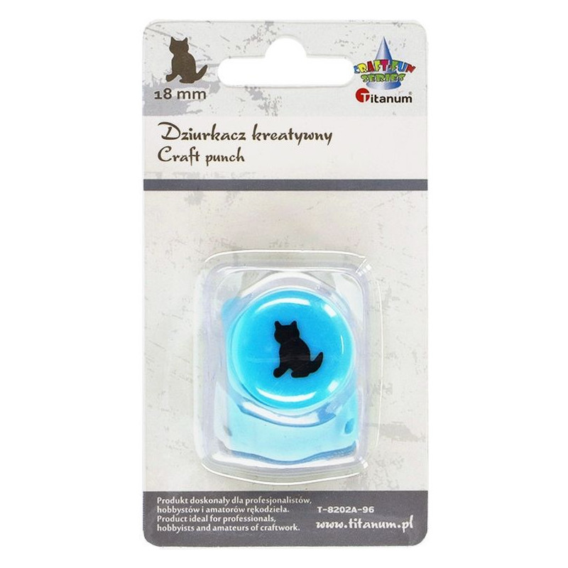 Dziurkacz ozdobny 18mm KOT 380043 TITANUM