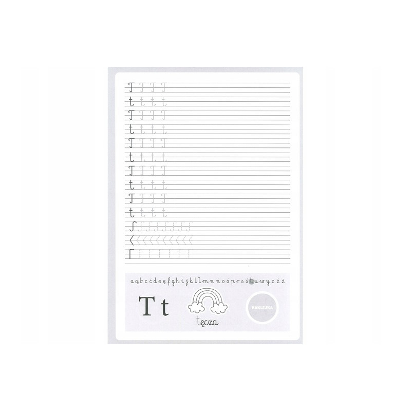 Kolorowanka A4 16k z naklejkami KALIGRAFIA INTERDRUK
