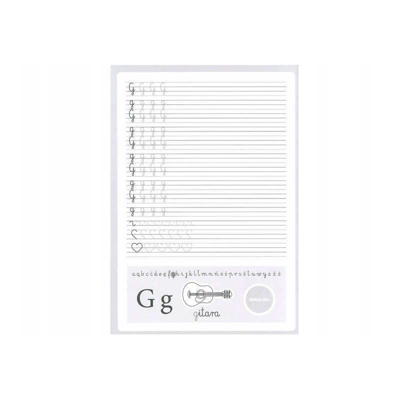 Kolorowanka A4 16k z naklejkami KALIGRAFIA INTERDRUK