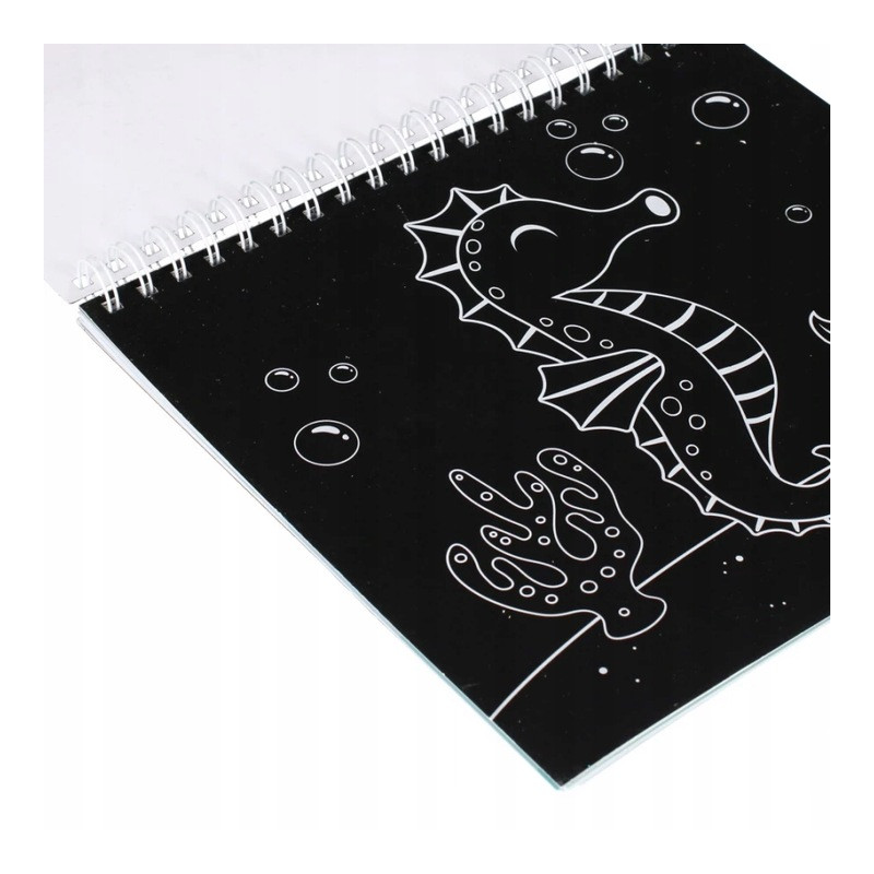 Zestaw kreatywny kolorowanka-wydrapywanka CRAZY CREATURES 497703 STARPAK