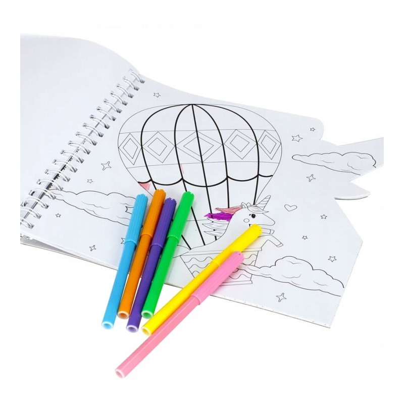 Zestaw kreatywny do kolorowania + pisaki UNICORN 497702 STARPAK
