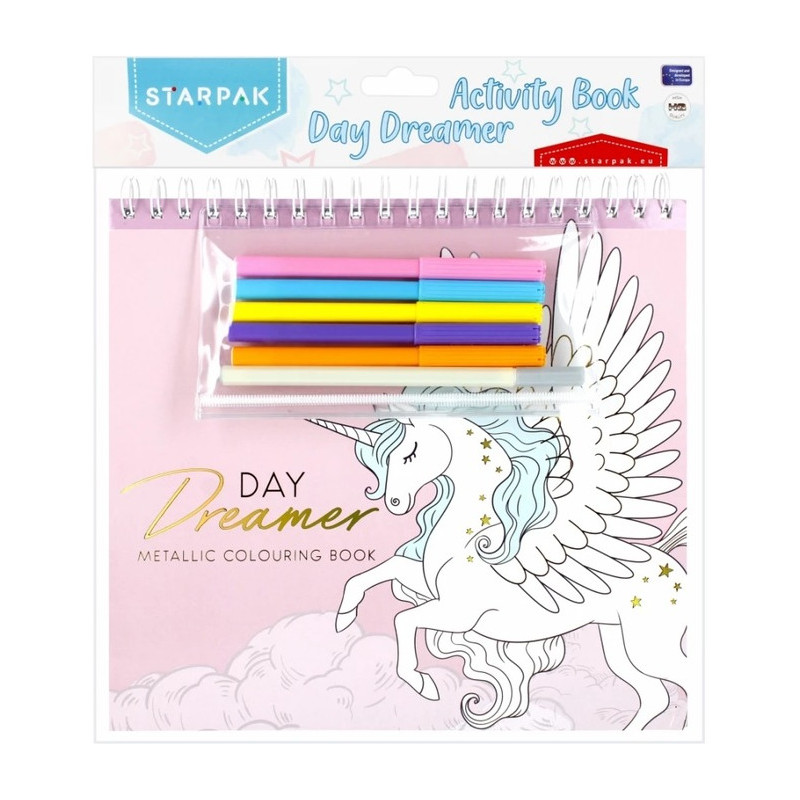 Zestaw kreatywny do kolorowania + pisaki DAY DREAMER 497701 STARPAK