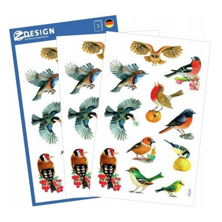 Naklejki kreatywne PTAKI 55713 Z-DESIGN AVERY ZWECKFORM