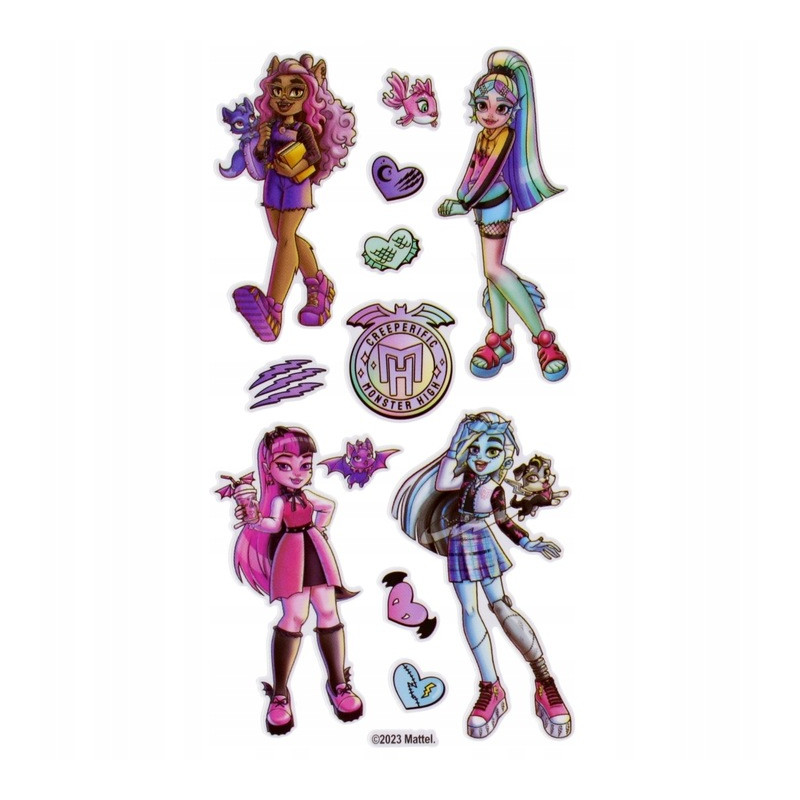 Naklejki 66x180 S-BOO MONSTER HIGH 517759
