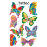 Naklejki tatuaże dla dzieci MOTYLE 56742 Z-DESIGN KIDS TATTOO AVERY ZWECKFORM