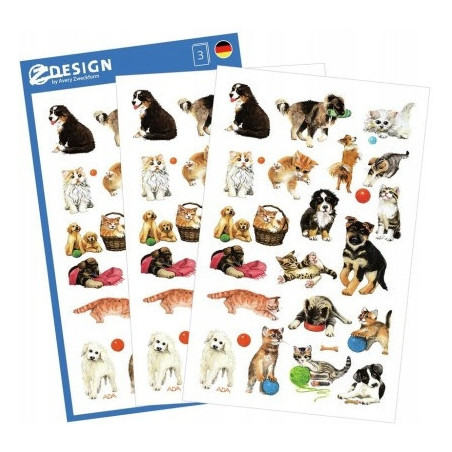 Naklejka Psy i Koty 53487 Z-DESIGN AVERY ZWECKFORM