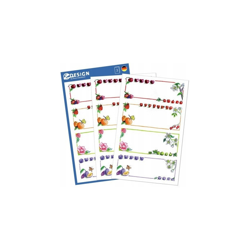 Naklejki spiżarniane na przetwory 59652 ZDESIGN AVERY ZWECKFORM