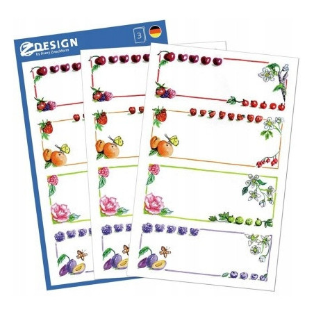 Naklejki spiżarniane na przetwory 59652 ZDESIGN AVERY ZWECKFORM