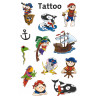 Naklejki tatuaże dla dzieci PIRACI 56683 Z-DESIGN KIDS TATTOO AVERY ZWECKFORM