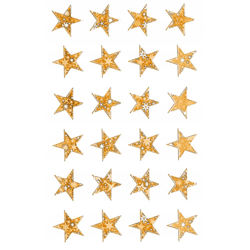 Naklejki Z-Design foliowe - złote gwiazdki 52419 AVERY ZWECKFORM