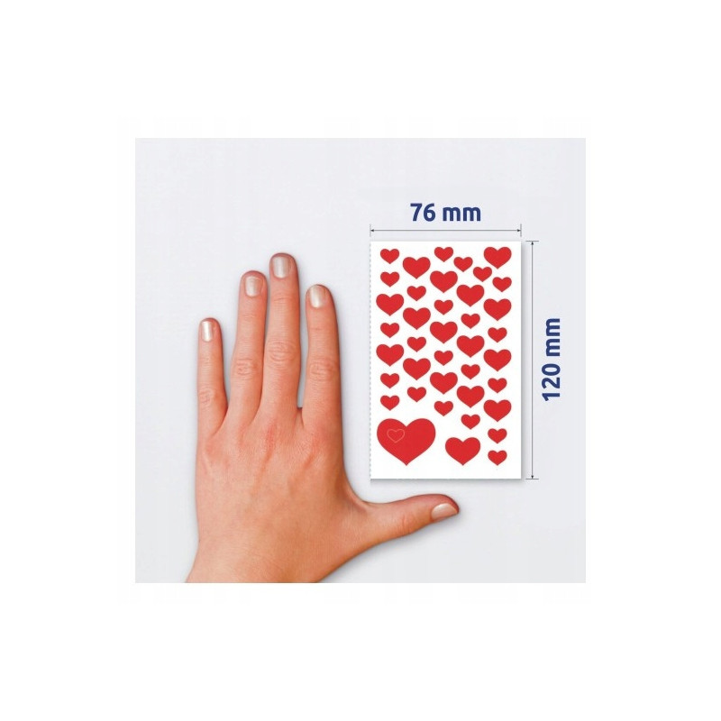 Naklejki ZF Serca 4371 Z-DESIGN CREATIVE AVERY ZWECKFORM