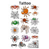 Naklejki tatuaże dla dzieci PAJĄKI 56693 Z-DESIGN KIDS TATTOO AVERY ZWECKFORM