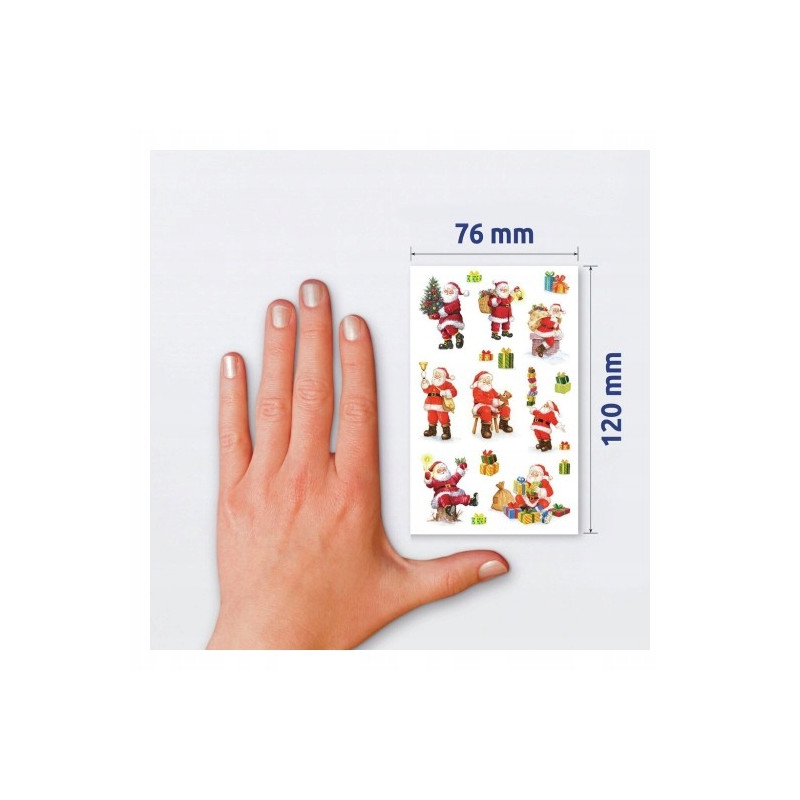 Naklejki Z-Design błyszczące - mikołaje 52624 AVERY ZWECKFORM