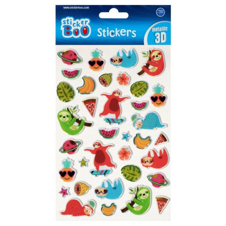 Naklejki 140x260 S-BOO MET3D LENIWIEC 493713