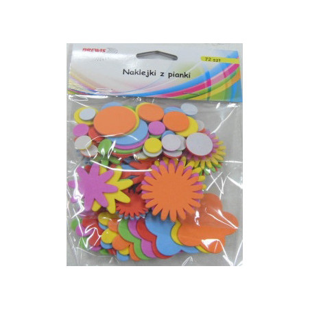 Naklejka piankowa PVC15 kwiatki BREWIS