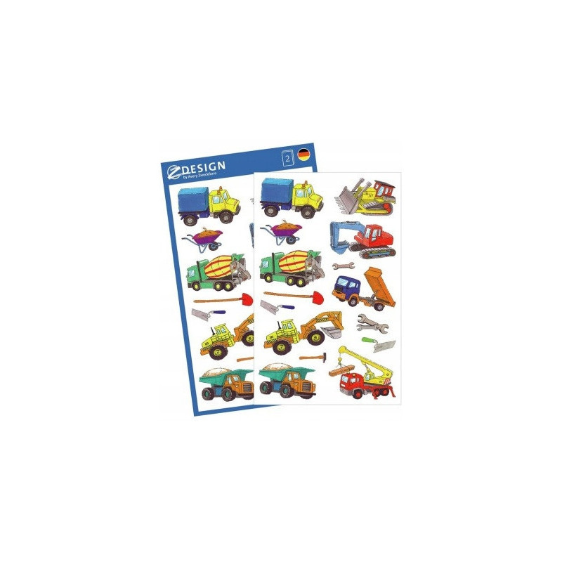 Naklejki dla dzieci NA BUDOWIE 53209 Z-DESIGN AVERY ZWECKFORM