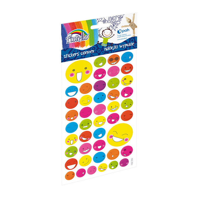 Naklejki wypukłe GR-NP147 buźki 170-2486 FIORELLO0
