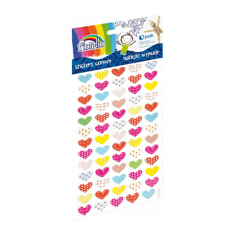 Naklejki wypukłe GR-NP145 serca 170-2485 FIORELLO