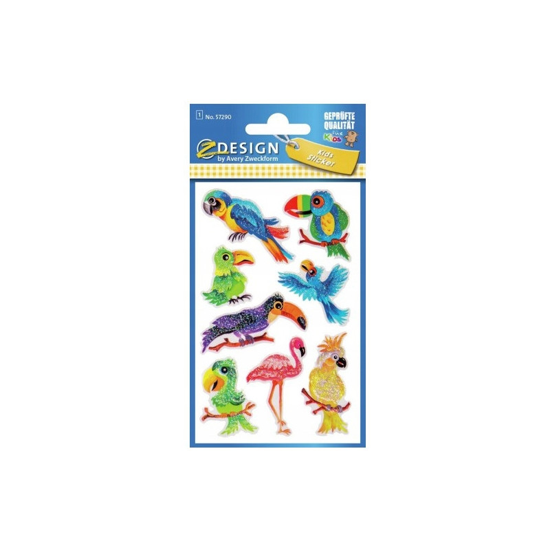 Naklejki dla dzieci PTAKI 57290 Z-DESIGN AVERY ZWECKFORM