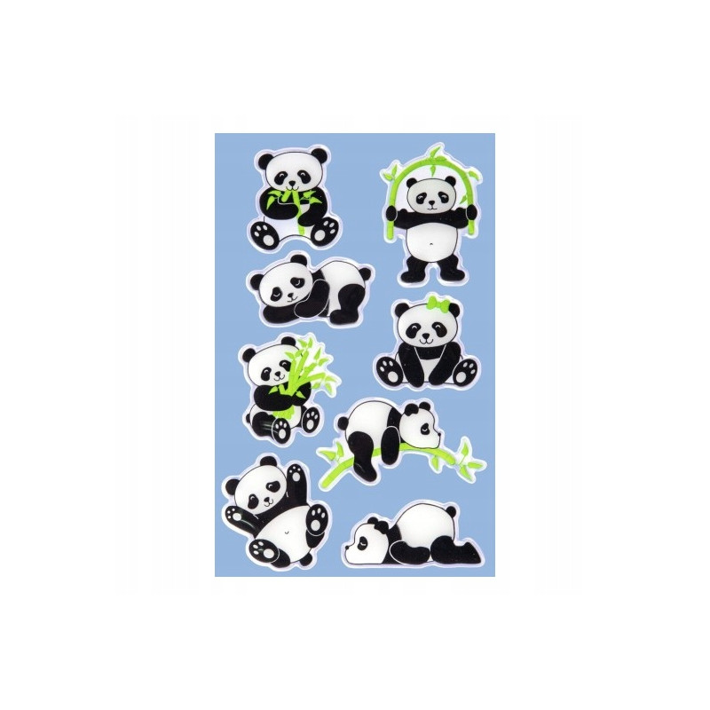 Naklejki dla dzieci 3D PANDY 57297 Z-DESIGN AVERY ZWECKFORM