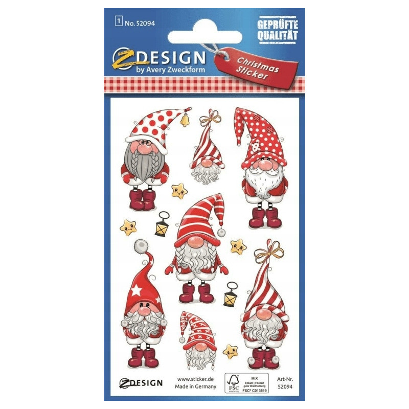 Naklejki KRASNALE 52094 Z-DESIGN AVERY ZWECKFORM