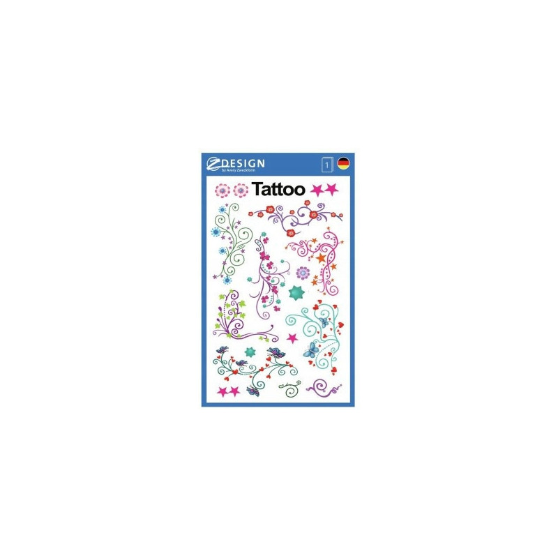 Naklejki tatuaże dla dzieci ORNAMENTY 56749 Z-DESIGN KIDS TATTOO AVERY ZWECKFORM