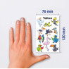 Naklejki tatuaże dla dzieci PTAKI 56762 Z-DESIGN KIDS TATTOO AVERY ZWECKFORM