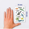 Naklejki tatuaże dla dzieci MORSKIE ZWIERZĘTA 56765 Z-DESIGN KIDS TATTOO AVERY ZWECKFORM