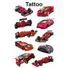 Naklejki tatuaże dla dzieci WYŚCIGÓWKI 56764 Z-DESIGN KIDS TATTOO AVERY ZWECKFORM