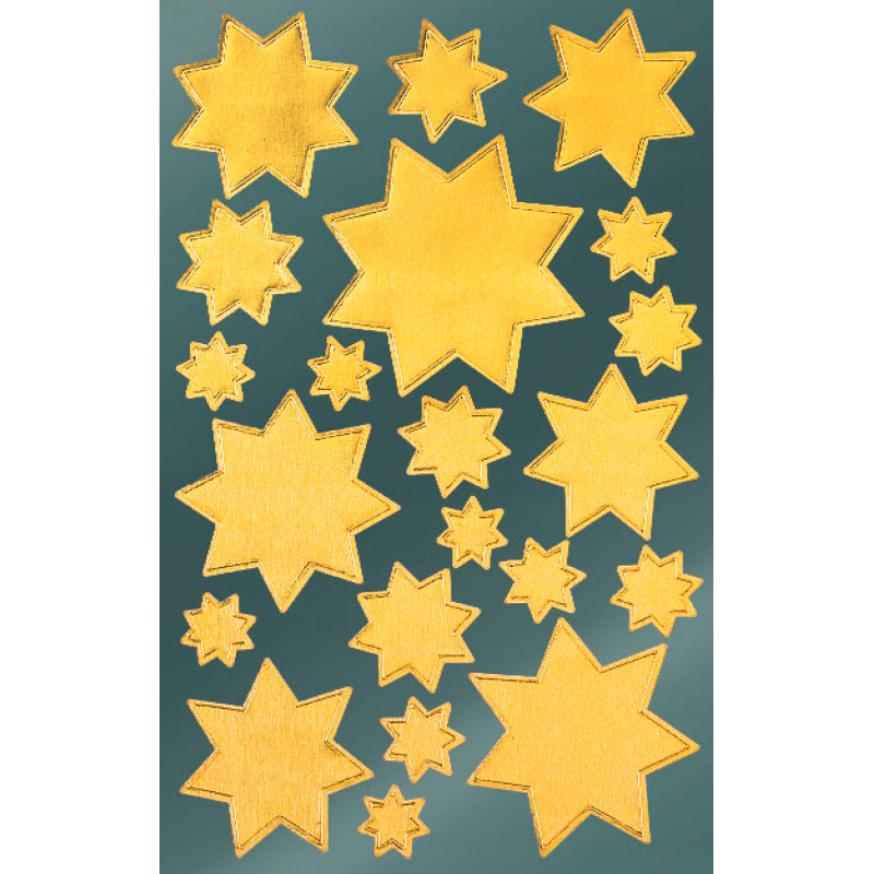 Naklejki Z-Design - złote gwiazdy 52807 AVERY ZWECKFORM