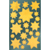 Naklejki Z-Design - złote gwiazdy 52807 AVERY ZWECKFORM