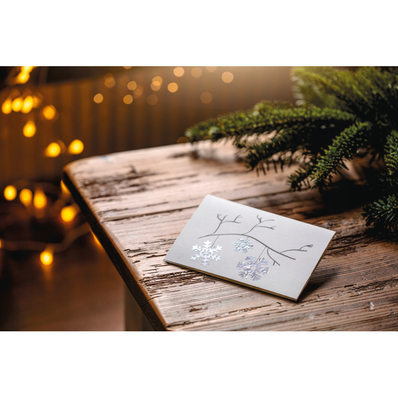 Naklejki Z-Design - srebrne śnieżki 52813 AVERY ZWECKFORM