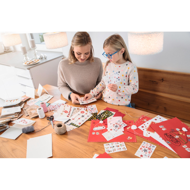 Naklejki Z-Design świąteczne - gwiazdy adwentowe 52890 AVERY ZWECKFORM