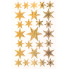 Naklejki Z-Design foliowe - złote gwiazdy 52252 AVERY ZWECKFORM