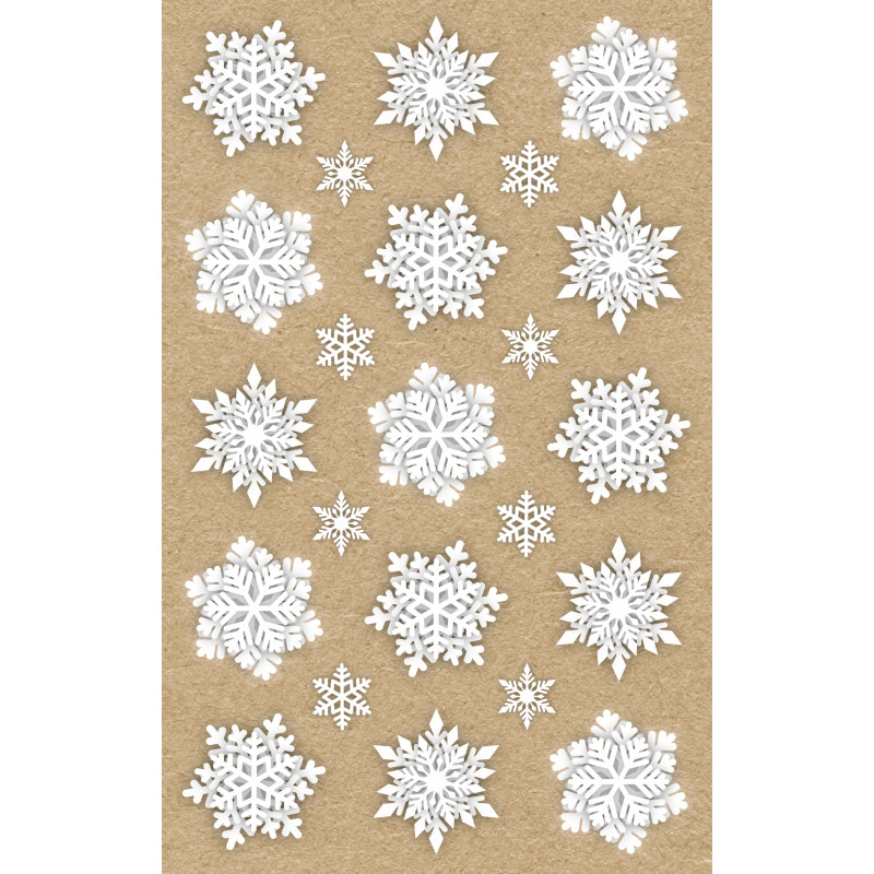 Naklejki papierowe Z-Design - Płatki śniegu 52290 AVERY ZWECKFORM