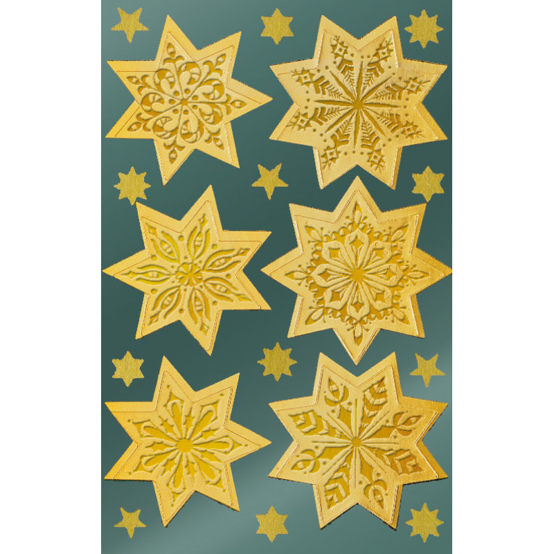 Naklejki Z-Design - złote gwiazdy 52808 AVERY ZWECKFORM