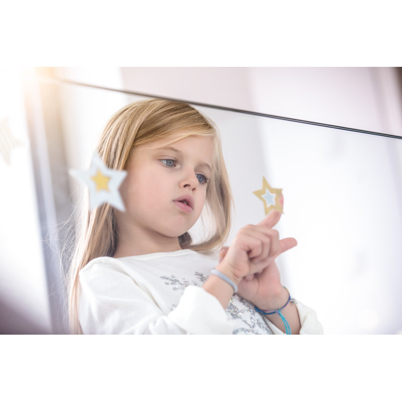 Naklejki foliowe Z-Design na okno - złote gwiazdki 52951 AVERY ZWECKFORM