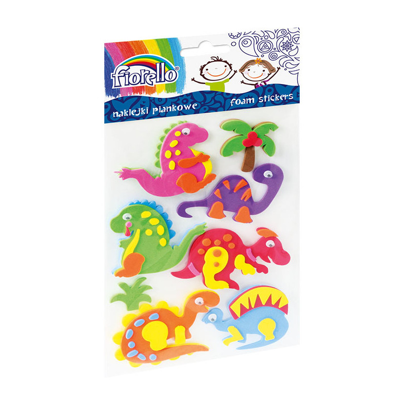 Naklejki piankowe GR-NP130 dinozaury 170-2386 FIORELLO