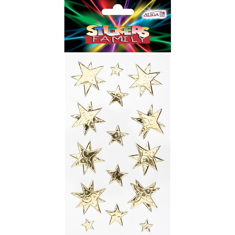 Naklejki gwiazdki przestrzenne NKX-4804 ALIGA