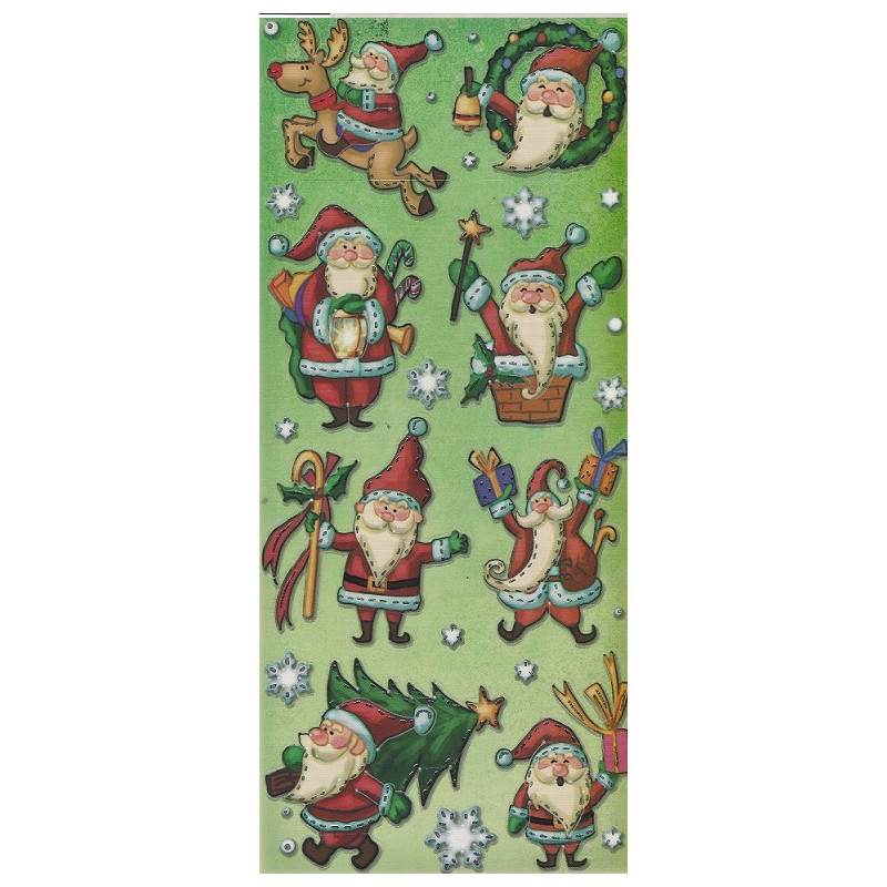 Naklejki na folii Mikołaje CLX10 BREWIS