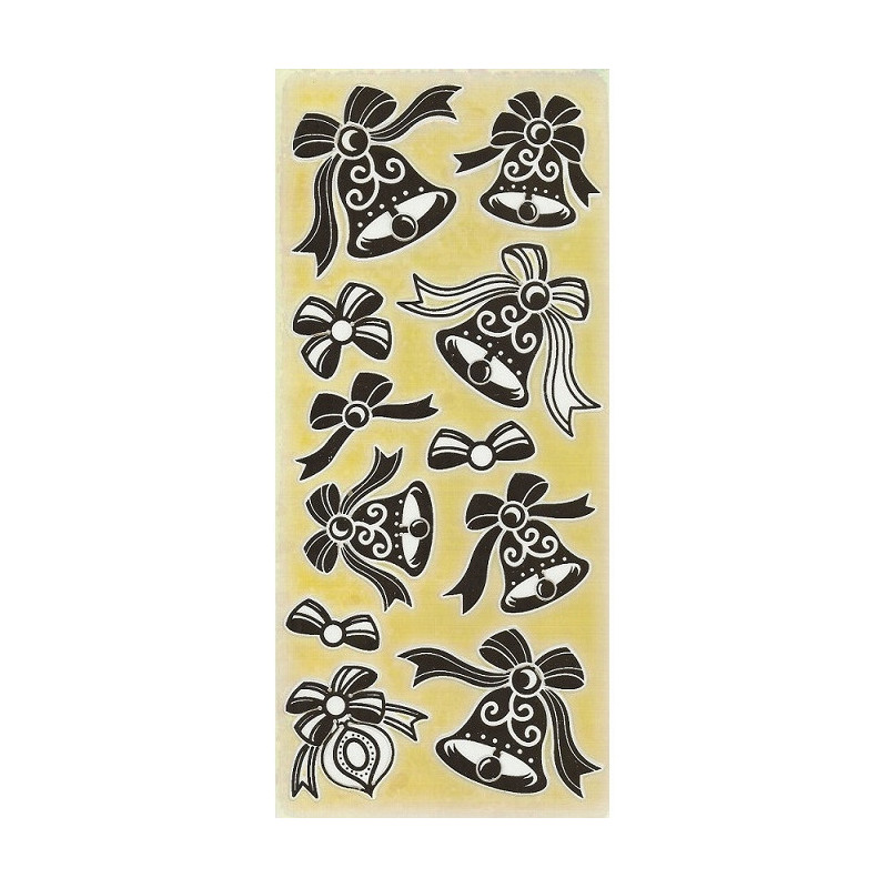 Naklejki na folii Dzwonki złote CLX11 BREWIS