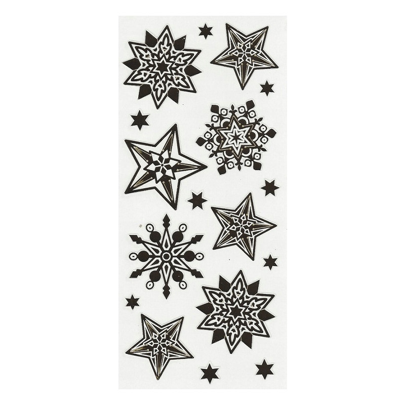 Naklejki na folii Gwiazdki złote CLX14 BREWIS