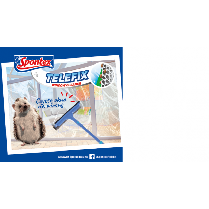 Ściągaczka do szyb SPONTEX Telefix 2w1 97051075