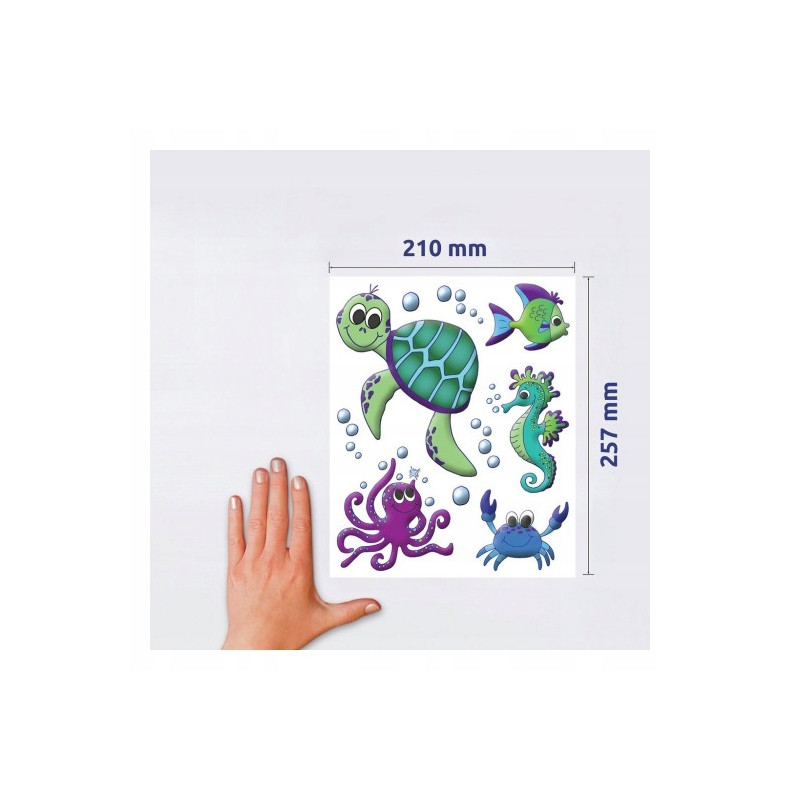 Naklejki foliowe Z-Design na okno MORSKIE ZWIERZĘTA 54994 AVERY ZWECKFORM