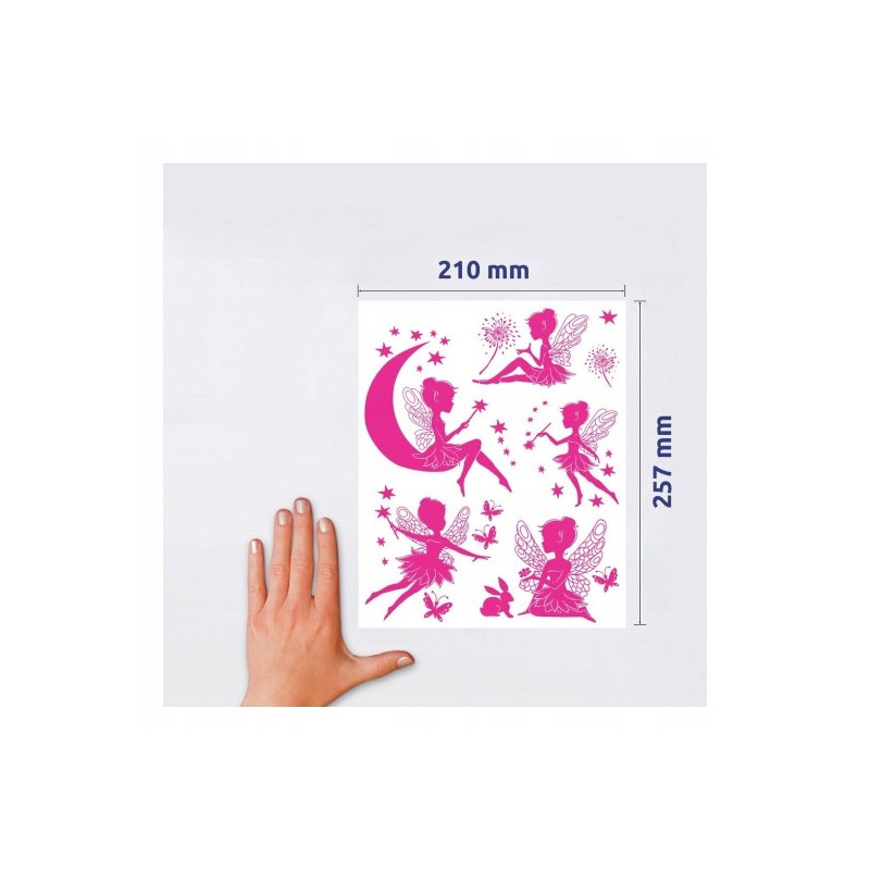 Naklejki foliowe Z-Design na okno WRÓŻKI 54996 AVERY ZWECKFORM