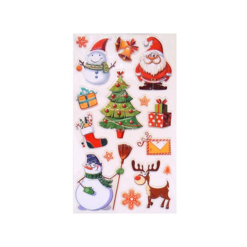 Naklejki wypukłe świąteczne motywy mix wzorów ARPEX