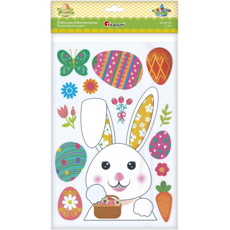 Naklejka Craft-Fun Series Wielkanoc Dekoracja elektrostatyczna 491334 TITANUM