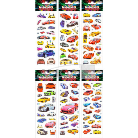 Naklejki samochody wypukłe 7x17cm NK-7032 ALIGA